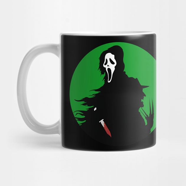 Wes Craven Icons - Ghostface & Freddy - Green by JorisLAQ